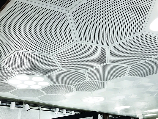 Зажим ориентированного на заказчика цвета шестиугольный в потолке 404mm для станции метро
