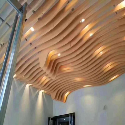 Алюминиевый дизайн потолка дизайна 1mm-4mm потолка металла дефлектора волны толстый декоративный
