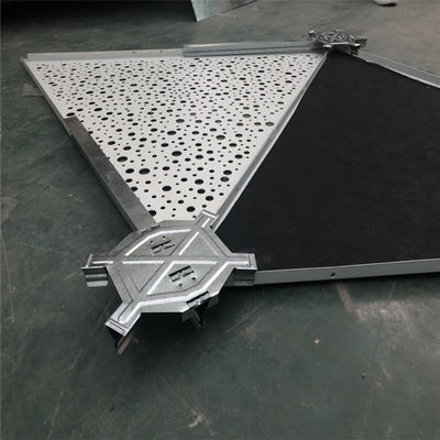 Горячая распродажа 1200X1200X1200 Алюминиевый металлический потолок Треугольный клиновой алюминиевый панельный потолок