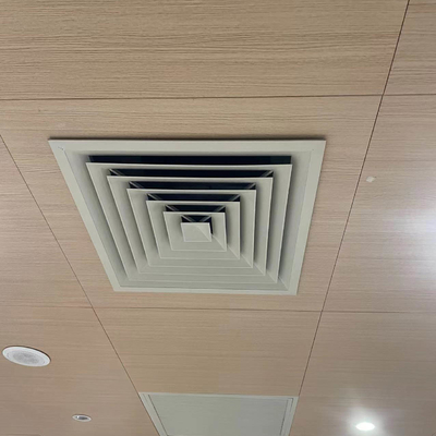 Отражетель 1100 воздуха потолка алюминия квадрата придает огнестойкость печет законченное поверхностное