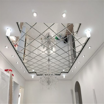потолок нержавеющей стали 600x600 кроет простое положение черепицей зеркала картины в акустической плитке потолка