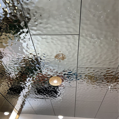 Потолок пульсации воды нержавеющий кроет плакирование черепицей декоративные 0.4mm стены