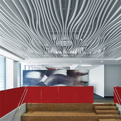 Волна дизайна потолка металла озадачивает акустические дефлекторы потолка