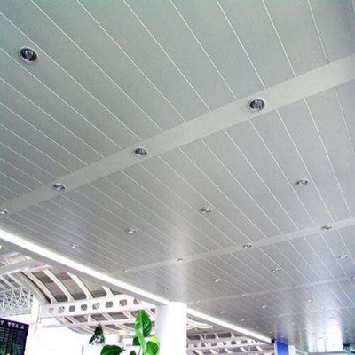 Ширина потолка 600мм металла огнеупорной прокладки с алюминиевая для торгового центра