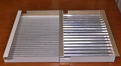 ISO9001 алюминиевый рифленый цвет панели 1500X5000mm ориентированный на заказчика