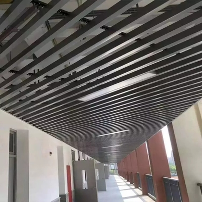 Огнезащитный алюминиевый потолок дефлектора коробки для внешней отделки стен