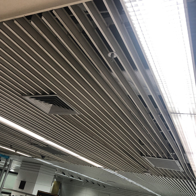 Огнезащитный алюминиевый потолок 200x3000mm экрана b для внешней отделки стен