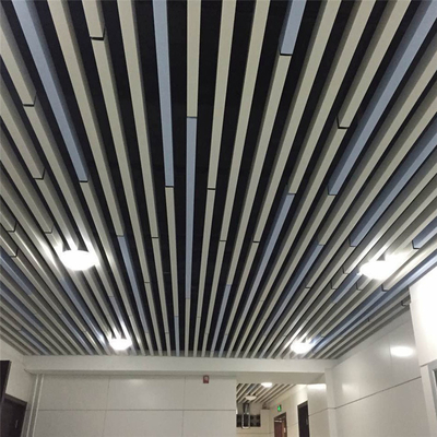 плитки потолка акустического экрана GI потолка металла дефлектора 50X100 алюминиевые подковообразные