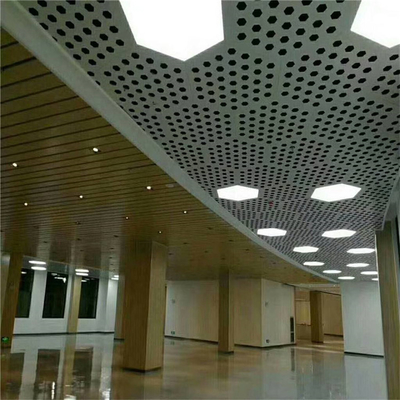 Алюминий шестиугольный Зажим-в потолке для отделки стен выставочного центра