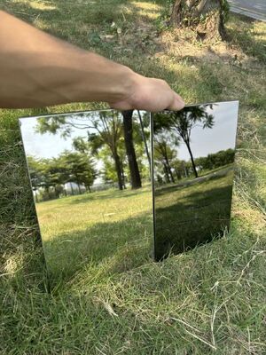 600x600 Нержавеющая сталь Потолочная плитка Зеркальная Укладка Акустическая потолочная плитка