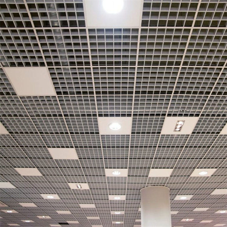 Решетка потолка 100x100mm металла Адвокатуры t алюминиевая с передачей тепла рамки