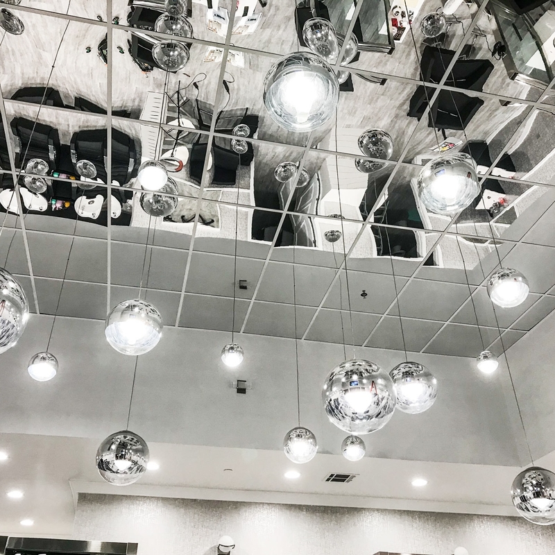 Потолок декоративного финиша зеркала отражательный кроет 595x595mm черепицей алюминиевое
